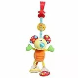 Playgro 40017 Klipp Klapp Maus mit Rassel zur Befestigung am Kinderwagen