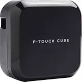 Brother P-touch CUBE Plus Beschriftungsgerät (für 3,5 bis 24 mm breite TZe-Schriftbänder, USB- und Bluetooth-Schnittstelle), schwarz