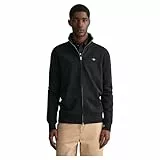Gant Herren Reg Shield Full Zip Sweatshirt, Schwarz, XL EU