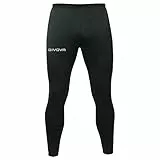 Givova Herren Slim Pants, Schwarz, XL