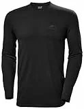Helly Hansen Men's Nord Graphic Longsleeve T-Shir T-Shirt, 983 Ebony, S