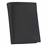 DONBOLSO Geldbörse Wien - Großes Leder Portemonnaie mit RFID Blocker - Kartenetui und Herren-Geldbeutel mit Sichtfach für Ausweise und Münzfach - Elegantes Portmonee für Herren - 13 x 10 cm