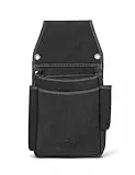 Woodland® Robustes Profi Kellnerbörsen-Holster aus Naturbelassenem Büffelleder Anthrazit