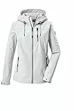 G.I.G.A. DX Damen Softshelljacke/Outdoorjacke mit Kapuze GS 111 WMN SFTSHLL JCKT, gebrochenes weiss, 42, 44363-000