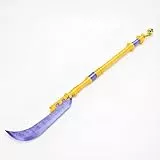 Elprico Cosplay Schwert Anime Requisite, 3D Gedruckte Schwertreplik mit Glocke und Aufhängeschnur für Kostümsammlung Rollenspiel 63,5 cm