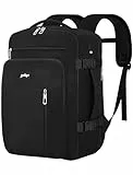 YOKGO Ryanair Handgepäck 40x30x20, Erweiterbar 40x30x25 für Eurowings 24-30L Klein Reiserucksack Handgepäck Rucksack mit Laptopfach 15,6', USB Ladeanschluss, Business Travel Backpack für Herren Damen