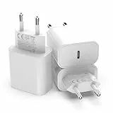 USB C Adapter 25W, USB C Ladegerät PD 3.0 iPhone schnellladegerät für iPhone 14 Plus Max/15/16/13/12/11 X XR 876,iPad stecker Apple netzteil 3er Pack Power Adapter ladestecker netzstecker Charger