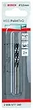 Bosch Professional 2 Stück HSS Spiralbohrer PointTeQ (für Metall, 3,5 x 39 x 70 mm, Zubehör Bohrschrauber)