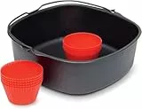 Philips Back-Kit Backform & Muffinformen für 6.2L Airfryer XL (HD9240, HD9260, HD9270, HD9280), Silikon (HD9945/01)