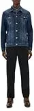 LTB Jeans Herren Jeansjacke Santino - Denim Jeansjacke Slim firt Baumwolle mit Knopfleiste - Blau Größe M