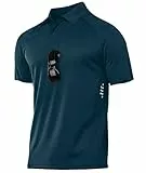 JACKETOWN Poloshirts Herren Kurzarm Shirt Atmungsaktives Männer Poloshirt Casual Sport T Shirt Golf Sommer Basic Regular Fit Knopfleiste Polohemd M-3XL