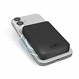 SBS Qi2 Power Mag 10K, 10000mAh, Qi2 Wireless Laden 15W, Magnetische MagSafe-Powerbank, USB-C Power Delivery 20W, PowerBank mit Schnellladung, Tragbares Reise-Ladegerät, Kompakt, Schwarz