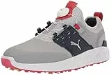 PUMA Herren Ignite Articulate Disc Golfschuh, High Rise Silver-Navy Blazer, 43 EU