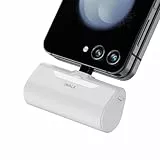 iWALK Mini Powerbank 4500mAh,USB-C Tragbares Ladegerät,Externer Akku für Tasche/Reisen/Kapazität Erhöhen,Kompatibel mit iPhone 17/16/15/Galaxy S25 S24/Huawei/LG/Pixel/Nexus/Redmi, Weiß