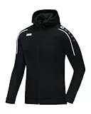 JAKO Herren Kapuzenjacke Classico, Schwarz, M