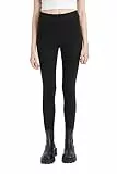 DeFacto Damen V4228az Leggings, Schwarz, L EU