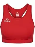newline Women's Athletic TOP Sports Bra, Tango Red, L