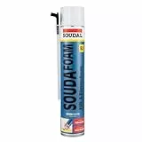 3 x Soudal Soudafoam B2, 750ml, einkomponentiger Pulyurethanschaum, Montageschaum mit hoher Formstabilität, Spar-Set (3)