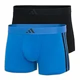 adidas Herren Low Rise Trunk (2PK) -Active Flex Cotton 3 Stripes Boxershorts, 901 Assorted, XL (2er Pack)