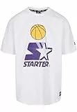 STARTER BLACK LABEL Herren Starter Airball Tee White, L