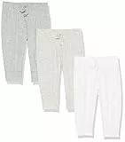Amazon Essentials Unisex Baby Jogginghose aus Baumwoll-Stretchjersey (zuvor Amazon Aware), 3er-Pack, Grau, Frühchen