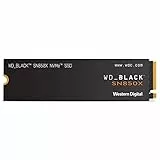 WD_BLACK SN850X NVMe SSD 2 TB interne SSD (Gaming Speicher, PCIe Gen4-Technologie, Lesen 7.300 MB/s, Schreiben 6.600 MB/s) Schwarz