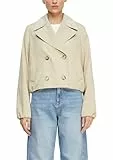 Comma Trench-Jacke mit Kordkragen im Boxy Fit