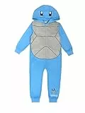 Pokemon-Einteiler mit Kapuze für Jungen oder Mädchen, Schiggy, Alter 9-10 Jahre