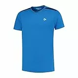DUNLOP Herren Sport Tennis T-Shirt – Club Line, Crew Tee, Blau