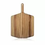 WMF Pizzaiolo Pro Akazien-Schneidebrett, extra großes Pizzabrett 55×36,5×1,8 cm, für große selbstgemachte Pizzen (36cm), ergonomischer Griff, messerschonend langlebiges Premium-Akazienholz, 0415720011