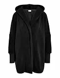 NOISY MAY Damen Nmcozy L/S Long Shacket W Hood JRS, Schwarz, L EU
