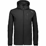 CMP - Herrenjacke mit Kapuze und Reißverschluss, Schwarz, 50