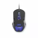 [Amazon Exclusive] DR1TECH Guardian Gaming Maus Mit Kabel - 7 Tasten Für Bis Zu 3200 DPI - Leichtes Und Strapazierfähiges Design - Ergonomische Gaming Maus Für PC/PS4/XBOX