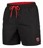 Zagano Adam Lipski Badehose Herren Schwimmhose Badeshorts Schwarz, 5106 Schwarze Badehose Lang Black Schwarz, Gr. 5XL