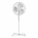 TROTEC Standventilator TVE 16 – 50 Watt, oszillierend 90°, 3 Stufen, Ø 40 cm, höhenverstellbar