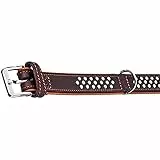 Karlie Halsband Rondo mit Rundkopfnieten L: 42 cm B: 25 mm braun