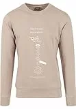 Mister Tee Herren Sweatshirt Depresso Crewneck darksand M