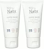 Eco by Naty, Brustwarzensalbe, Bio-zertifizierte pflanzliche Extrakte, Hypoallergen und dermatologisch getestet, 30 ml Flasche (Packung mit 2)