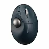 Kensington Pro Fit Ergo TB550 Trackball-Maus, wiederaufladbar Batterie, kabellose Bluetooth Maus, ergonomischer 34-mm-Trackball mit 4D-Scrollring, aus bis zu 51% recyceltem Kunststoff (K72196WW)