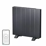 EMKE Elektroheizung Energiesparend Elektroheizkörper 1000W Standgerät oder Wandmontag Heizung Elektrisch mit LCD-Display, Wochenzeitschaltuhr, Anwendung Fernbedienung Konvektor-Heizung