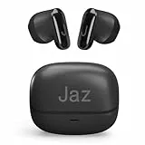 JAZ Orion – Semi-In-Ear True Wireless Stereo Ohrhörer, Ultrakompakt, Ladeetui, Integriertes Mikrofon, Touch-Steuerung, für Smartphone, Tablet, Laptop, 20 Stunden, Schwarz