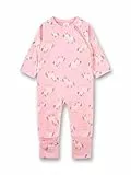Sanetta Baby-Strampler rosa Esel | Praktischer und bequemer Strampler aus Bio-Baumwolle für Mädchen.
