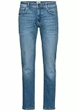 camel active Herren Regular Fit Houston Stretch Jeanshose Mittelblau, menswear-44/32