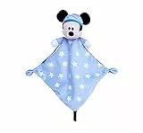Simba 6315870352 - Disney Gute Nacht Mickey Maus Schmusetuch, Glow in the Dark Plüsch, Micky Mouse, Babyspielzeug, Kuscheltier, Trösterchen, ab den ersten Lebensmonaten geeignet