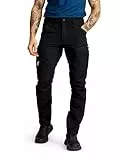 RevolutionRace Herren RVRC GP Pro Pants, Hose zum Wandern und für viele Outdoor-Aktivitäten, Black, L
