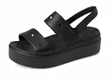 Crocs Herren Brooklyn 4U Sandalen, Black, 38/39 EU