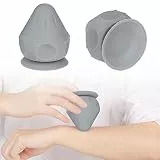 Massage Ball, Trigger Ball Massage Silikon Myofaszial Triggerpunkt Wandmassagegerät Mit An Einem Saugnapf Montierbarem Ball Für Rücken Taille Hals Schmerzende Myofasziale Muskeln(Grau)