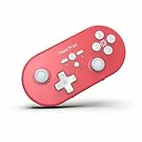 ShanWan Wireless Game Controller Kompatibel mit PC/iOS/Android/Switch/PS, Xbox Game Pass, Steam Link, GeForce NOW, Gyro Motion Control, Vibration Feedback, Bluetooth Game Controller (Rot)