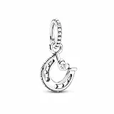 PANDORA Glückshufeisen Charm-Anhänger, Sterling-Silber799157C01