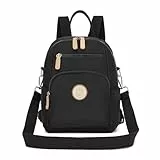 Miss Lulu Damen kleiner Rucksack Mini Cityrucksack Reiserucksack Wasserdichte Casual Daypack Tasche Schultertasche mehrzweck Umhängetasche für Arbeit Studium Reisen Einkauf